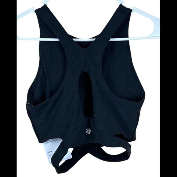 Athleta Black‎ Conscious Crop Cut Out D-DD -Size XS-NWT - Picture 2 of 5